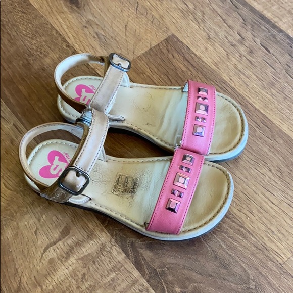 stride rite pink sandals